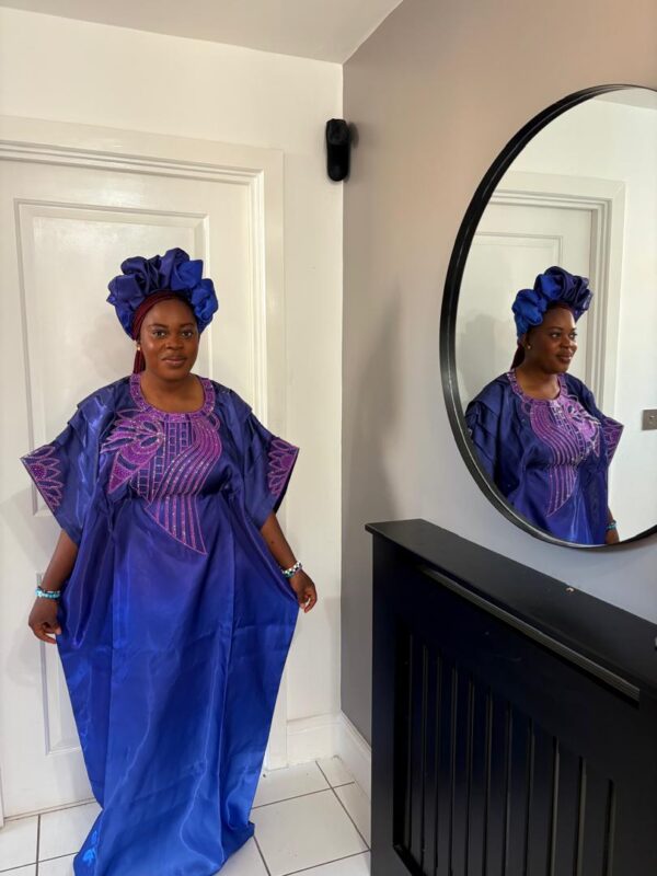 Luxury Purple Mikado Bubu - Image 2