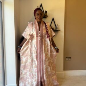 Luxury brocade  bubu free size 10 to 22